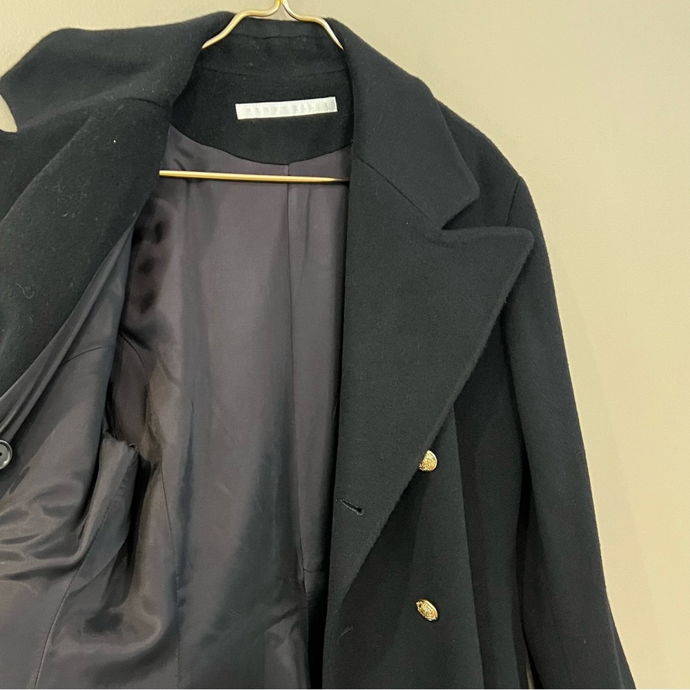 Perry Ellis Black Pea Coat - Picture 12 of 13